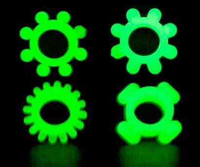 Anel Peniano Em Silicone Fluorescente KGel Ref.0005